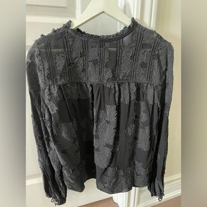 Aritzia Wilfred Lourdes Blouse (Black)